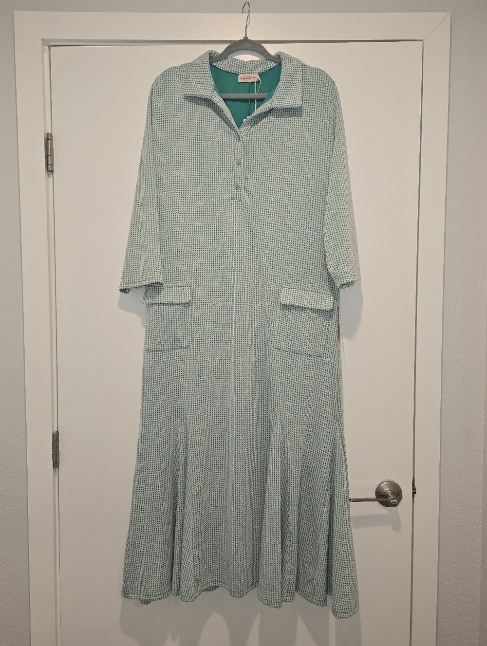 NWT Ivy City Green Retro Midi Piper Dress